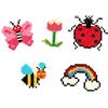 Pracht Creatives Hobby GmbH Set di Adesivi per la Pittura a Diamante, Motivo a Molla, Set per la creazione di Adesivi con Pietre Glitterate, per Bambini dai 5 Anni in su
