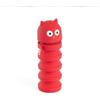 Back2Fun - Astuccio scuola 2 in 1 estensibile in silicone morbido, Portapenne retrattile con chiusura a zip, Design kawaii gufo