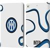 Head Case Designs Licenza Ufficiale Inter Milan Away 2021/22 Kit Crest Custodia Portafoglio in Pelle Compatibile con Apple iPad 9.7 2017 / iPad 9.7 2018