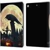 Head Case Designs Licenza Ufficiale Christos Karapanos Tema Halloween Horror 2 Custodia Portafoglio in Pelle Compatibile con Apple iPad 10.2 2019/2020/2021
