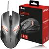 Mouse per pc da gaming trust ZIVA 6 Tasti luminoso
