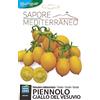 La Semiorto Sementi POMODORO INDETERMINATO PIENNOLO GIALLO DEL VESUVIO Il meglio del seme per i migliori produttori - NO OGM - Sementi di Altissima Germinabilità (0,5 grammi)