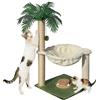 Fantasreen Gatto Graffiatoio 70cm Piccolo Albero per Gatti con Amaca, Giocattolo per Gatti in Legno Interattivo per e Adulti Gatto