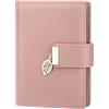 JUYANO Portafoglio Donna Piccolo in Pelle Portamonete Donna con Blocco RFID, Molti Scomparti Porta Passaporto da Viaggio con Cerniere Wristlet Per uso Quotidiano e In Viaggio