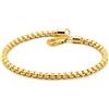 Dankadi Braccialetto Maglia Veneziana Sottile 3MM 5MM in Argento 925, da 12,7cm a 22,9cm Catena a Forma di Scatola Quadrata Rotonda Bracciale Rigido Morbido Rolo Sottile Dorato Design Italiano Regalo