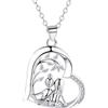 Yinsen Collana Sorelle Donna Argento 925 con Cofanetto Regalo - Regali di Amicizia per Sorelle