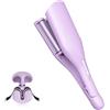 Rppiup Ferro Arricciacapelli, 32mm Piastra Onde Larghe, Piastra Onde Per Capelli, Piastra Capelli Onde Larghe con 4 Temperatura, Piastra Onde Ferro Arricciacapelli, Piastra Capelli Mossi (Viola)