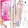 Jadyon Rasoio Elettrico Donna, 2 in 1 Rasoio Elettrico Corpo IPX7 Impermeabile, Rasoio Donna, Depilatore Corpo Donna, Rasoio Intimo Donna a Secco e Bagnato per Bikini, Peli del Corpo, Ascelle, Viso