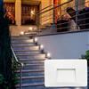 TOT ELECTRIC Segnapasso led incasso 3W per cassetta scatola 503 a 3 posti 220V applique per esterno lampada da parete bianco luce notturna fredda naturale calda (Luce Bianca fredda)