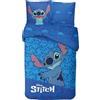 arlis Stitch - Parure da letto per bambini, copripiumino reversibile 140 x 200 cm, federa 63 x 63 cm, 100% cotone (biancheria da letto Lilo and Stitch, 140 x 200 cm)