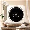 Generic Lavatrice e asciugatrice Completamente Automatica indipendente 2 in 1, portatile, con pannello di controllo LCD, compatta con cestello in acciaio inossidabile, per piccoli indumenti, bianche
