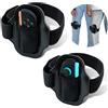Tolesum Cinturini per Gambe Compatibile con Nintendo Switch/Switch 2,Cinghie per Gambe per joy con 2,Cinturino Appiccicoso Regolabile per Switch/Switch 2 joycon-Nero