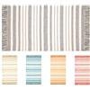 Olivo Tappeti OLIVO.shop | RIGO Tappeto cotone lavabile in lavatrice con frange, Tappeto cucina cotone, Tappetino ingresso a righe, varie misure e color (GRIGIO, 45x75 cm)