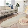 ORINOVA Tappeto Camera da Letto Beige 60x180 cm Salotto Morbido Tappeto Lavabile Moderno