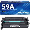 Cool Toner 59A CF259A Nessun Chip Compatibile Cartuccia per HP 59A 59X CF259X Toner Laserjet Pro M404dw M404dn M404n M304n M304dn MFP M428dw M428fdw M428fdn M404 M428 M304 (Nero, Confezione da 1)