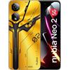 ZTE nubia Neo 2 5G Yellow - Smartphone con 256GB e 8GB RAM, Display da 6.72 FHD+, Fotocamera 50MP, Batteria 5200mAh, Processore Gaming fino a 2.7GHz, Ricarica Veloce 33W, NFC, 120Hz Refresh Rate