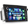 CAMECHO [2+64G]CAMECHO Android 13 Autoradio per Opel Corsa d/Astra h/Zafira b/Meriva/Vivaro,7 Pollici HD TouchScreen Schermo Navigatore con Mirror Link WiFi RDS FM USB Bluetooth Comandi al Volante(Nero)