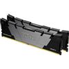 Kingston Technology Memoria Kingston Technology FURY 32GB 4600MT/s DDR4 CL19 DIMM (Kit da 2) 1Gx8 Renegade Black [KF446C19RB12K2/32]