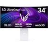 LG 34GX90SA-W Monitor PC 86,4 cm (34") 3440 x 1440 Pixel Wide Quad HD OLED Bianco [34GX90SA-W.AEU]