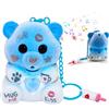 NHYDZSZ Orsetto Che Registra, Orsetti Giochi Preziosi, Orsetto Interattivo, luci e Suoni, Peluche con Portachiavi, Idea Regalo Simpatica (B)