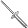 AERZETIX - Set di 100 rivetti ciechi Ø5x18mm con testa larga 14mm - DIN 7337 C - rivetto pop a rottura stelo - in alluminio/acciaio - C48170