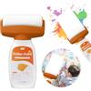 vnfsmy Pittura murale bianca 500 g, 2 in 1, riparazione da parete, rullo per riparazioni pareti, crema per riparazioni da parete, spazzola rotante, spazzola per riparazioni da parete, per cucina, camera da