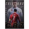 fhzang Cristiano Ronaldo - Poster su tela, stampa artistica da parete, per casa, bagno, camera da letto, ufficio, soggiorno, tela, senza cornice: 40 x 60 cm