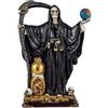Inmaculada Romero IR Santa Morte Nera con Palla Figura 30 cm. Immagine resina