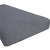 Hokway Federa protettiva per cuscino elasticizzato, reversibile, per divano, colore grigio chiaro, taglia M