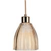 Pauleen 48124 Gleaming Gold Lampada Max. 25W E27 apparecchio a Sospensione Look Cristallo Dorato/Ottone 230V Vetro, Oro