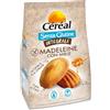 CÉRÉAL MADELEINE CON MIELE INTEGRALI, Senza glutine e senza lattosio, Senza latte, Con farina di riso integrale, Merendine per adulti e bambini, Perfette a colazione, 170 gr, 6 monoporzioni