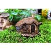Top Collection Enchanted Story Garden e terrario con Tetto di Paglia Fairy House Outdoor Decor, 5,7 cm