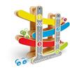 Hape Circuito Macchinine in Discesa - Pista in Legno con Automobiline da Corsa e Parcheggio