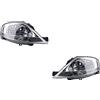 Johns Faro alogeno anteriore per Citroen C3 02/02- H7 H1 Set sinistra destra