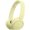 Sony Cuffie Bluetooth Wireless a Padiglione per Musica e Chiamate con USB-C colore Giallo - WHCH520Y