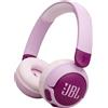 Jbl Junior Cuffie Wireless a Padiglione Bluetooth per Bambini con cavo USB tipo-C colore Viola - JR320BTPUR