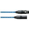CORDIAL - Cavo microfono bilanciato 5 m blu XLR maschio → femmina Neutrik CMK 222 (CPM 5 FM‑BL)