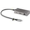 StarTech.com Adattatore Multiporta USB C, Docking Station USB Tipo C a HDMI 4K60Hz, Hub USB 3.0 a 2 Porte, PD 100W, GbE, Certificato Work With Chromebook, HDR, 103B-USBC-MULTIPORT