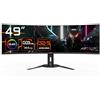 Gigabyte AORUS Monitor da gioco curvo CO49DQ OLED - 5120x1440 (DQHD), 1800R, 144Hz, 0,03ms, KVM, FreeSync Premium Pro, HDMI 2.1