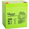 Master U-Power U-Power - Batería piombo AGM Sigillata 5Ah 12V - Faston F2 6.3mm