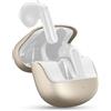 cellularline CALL PURELY Auricolari Bluetooth ENC, 4 Microfoni, ENC Cancellazione del rumore ambientale, 32 ore di Autonomia, Connessione Multipoint, Design Easy Pick, Oro