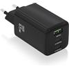 Aisens Caricatore da parete ASCH-65W3P042-BK nero 65W (1 pezzo)