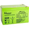 Master U-Power U-Power - Batería piombo AGM Sigillata 12Ah 12V - Faston F2 6.3mm