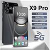 LenO Nuovissimo originale X9 Pro Ultra HD 16GB + 1TB 72MP + 108MP 8000mAh batteria di grandi dimensioni Android 14 Qualcomm Snapdragon 8 Gen3 Dual SIM NFC - Black