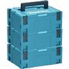 Makita Makpac 2 Valigetta Impilabile Per Trasporto 395x295x157mm 3 Pezzi