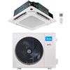 Midea Climatizzatore Condizionatore Midea Cassetta 4 vie Slim con griglia Breezeless R32 42000 BTU MCD1-42HRFNX(GA) INVERTER Classe A++/A+