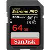 3100834 sdxc uhs-II exTREME pro 64gb v90 300mbs sandisk - 3100834
