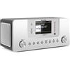 TechniSat DIGITRADIO 574 IR - Radio Internet stereo (DAB+, FM, WLAN, streaming audio Bluetooth, display a colori da 4 pollici, USB, AUX in, jack per cuffie, sveglia, 10 Watt, app/telecomando) argento