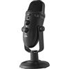 Cyber Acoustics Microfono USB Professionale con Doppio Schema di Registrazione, Registrazione a 24 Bit con monitoraggio a latenza Zero, Compatibile con PC e Mac (CVL-2230)