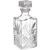 Bormioli Rocco Selecta whisky decanter (Colore chiaro, Decanter da 1000 ml, Lavabile in lavastoviglie, Decanter in vetro con tappo) 73281